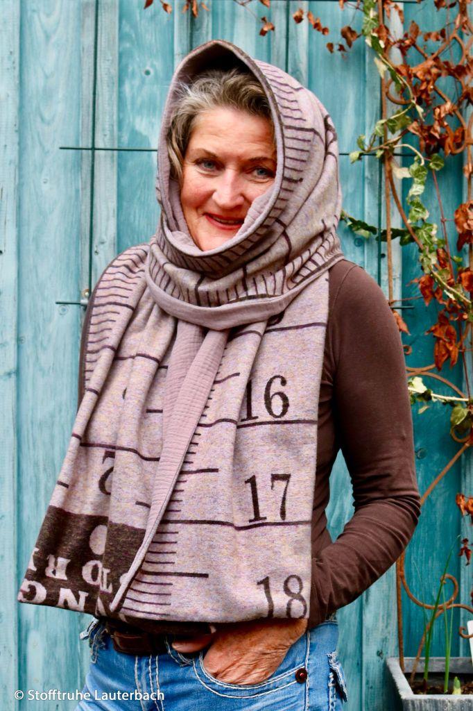 Jacquard-Strick Panel Maßband Long Story 2,45m